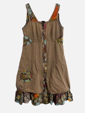 Aller Simplement Prairie Sundress with Colorful Floral Trim